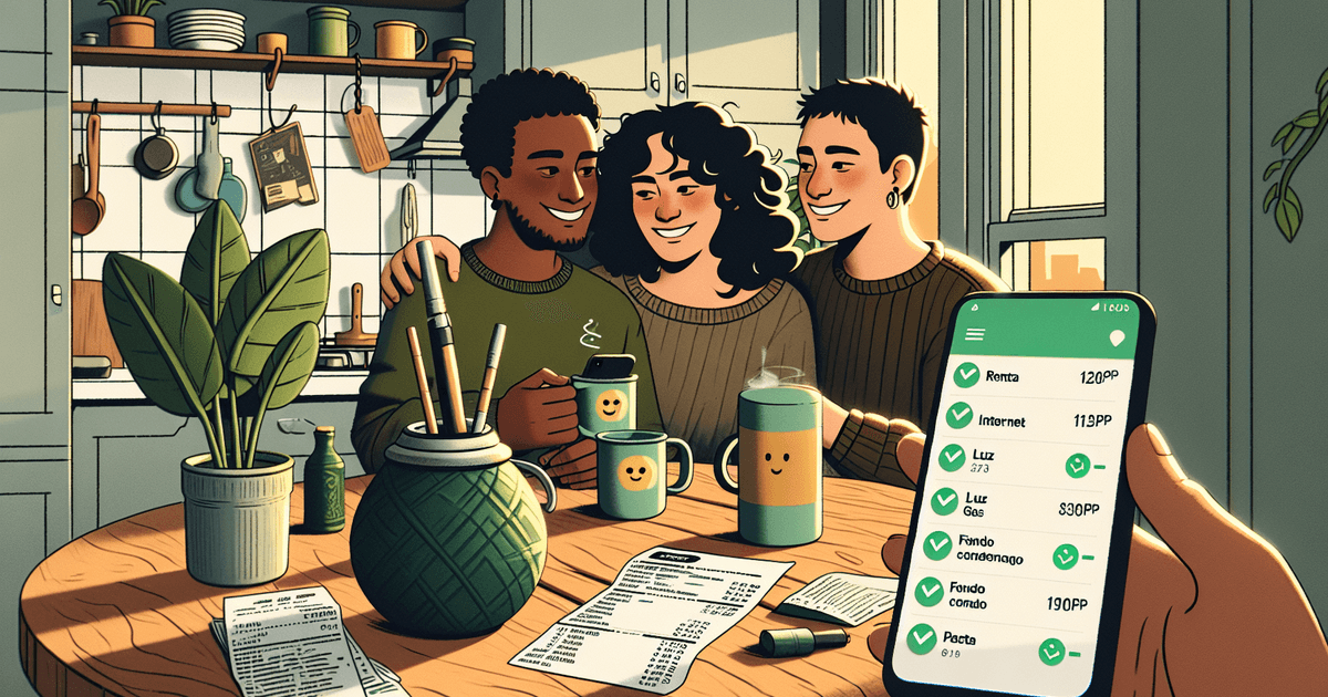 Cómo dividir gastos entre roommates